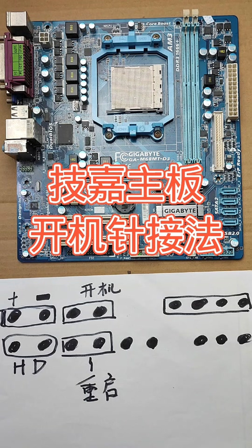 技嘉主板插线图解截图3