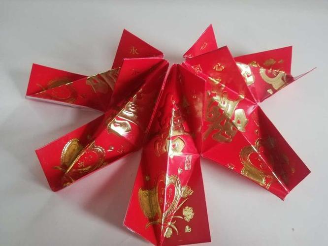 红包折花