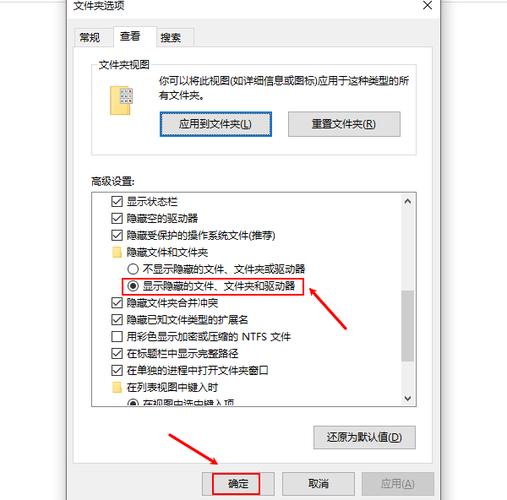 windows显示隐藏文件