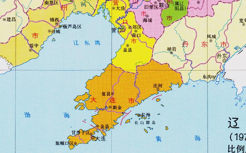 辽宁省大连市地图