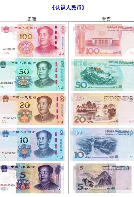 一年级人民币训练题可打印