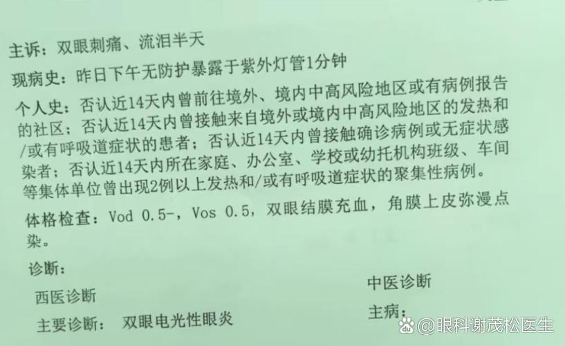 眼睛被强光照后眨眼睛有光斑