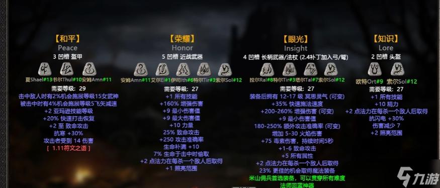 暗黑2重制版2.6补丁新符文之语