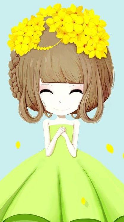 花花姑娘涂色大全