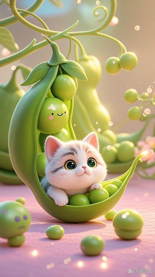 超级可爱小奶猫的照片