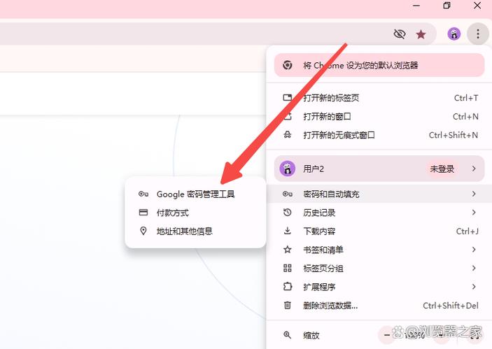 谷歌浏览器密码保存在哪里