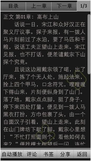 第一章是我是一个瞎子的小说