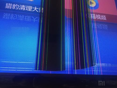小米电视出现白色竖状条纹