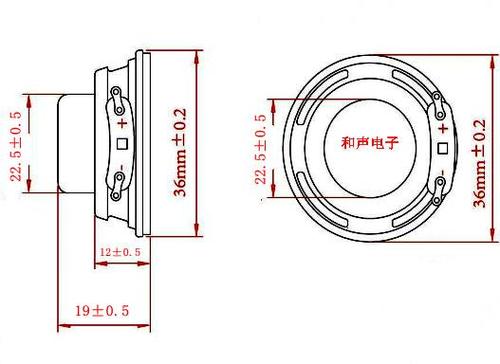 音箱喇叭尺寸对照表