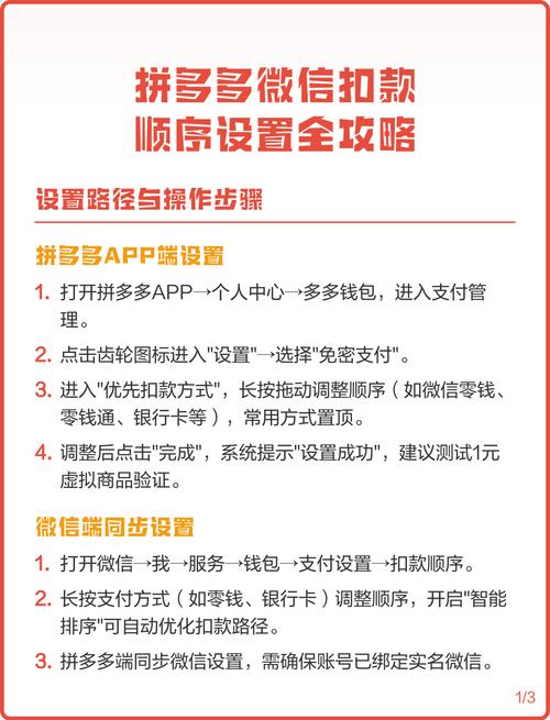 设置扣款顺序的方法
