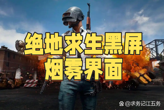 pubg打开就只有烟雾