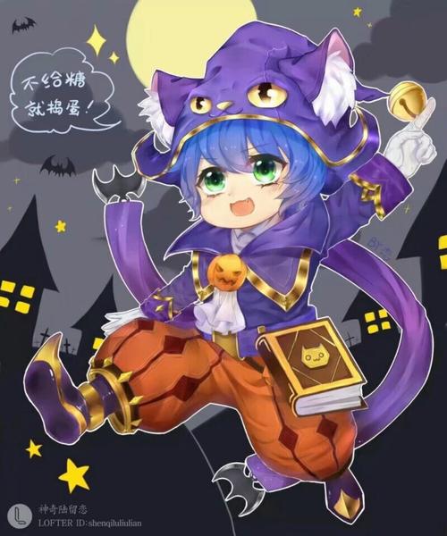 李元芳黑猫爱糖果背景