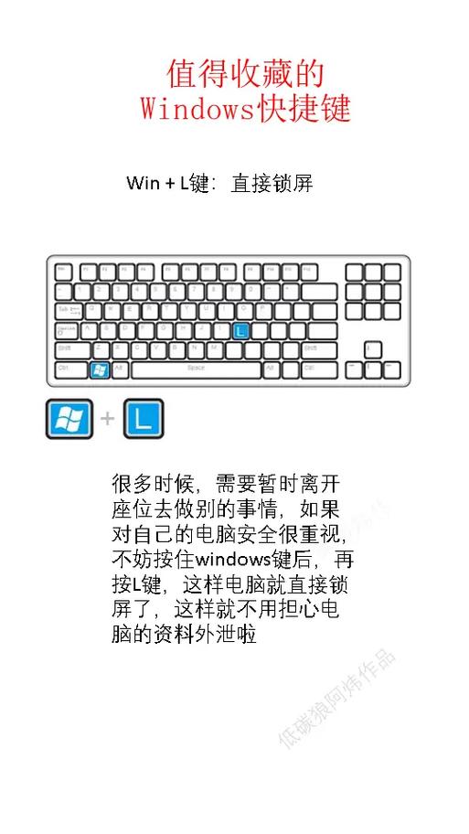 win10锁屏快捷键是什么