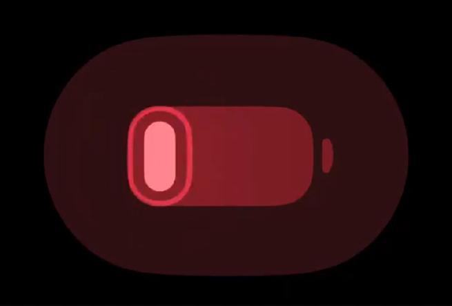 相机电量不足显示图标