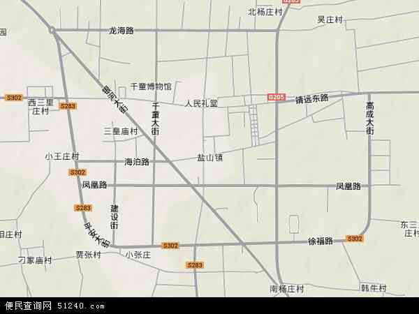 盐山县政区图截图3