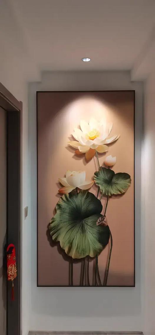 客厅装饰画怎么安装在墙上的
