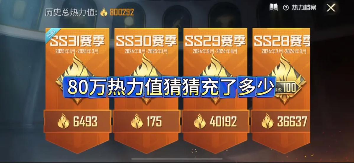 和平精英赛季累计充值
