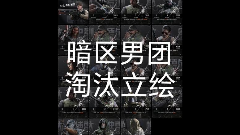 暗区突围全部男团图鉴