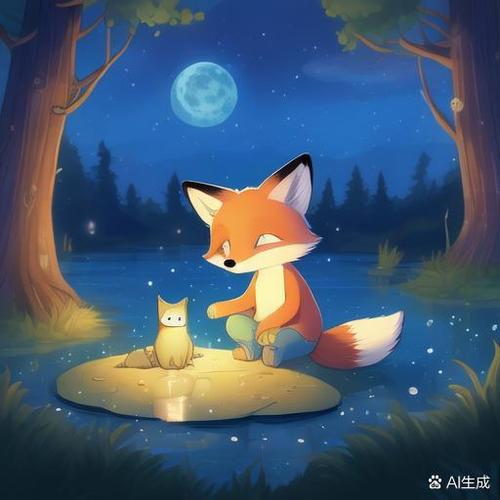 小狐狸在森林里迷路了