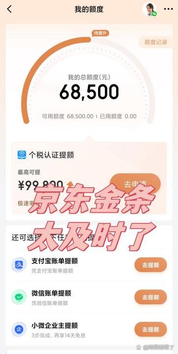 新人京东金条额度都有多高