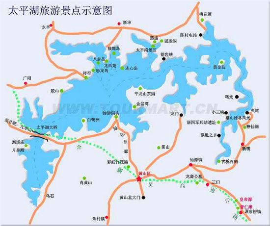 太平湖环湖最佳路线图