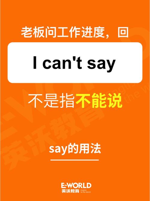 英语say是什么意思