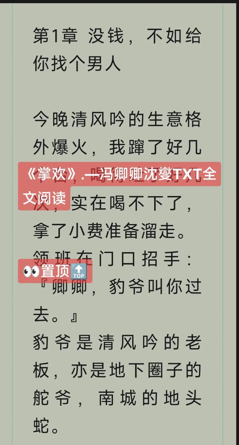 掌欢全文免费阅读下载