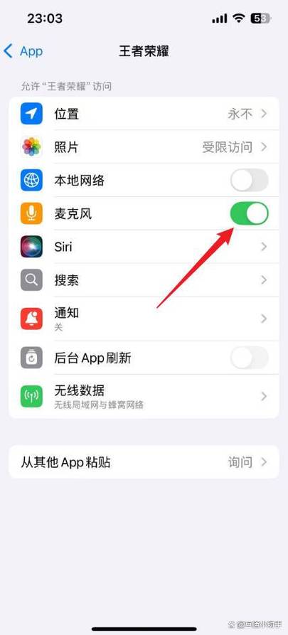 苹果的麦克风设置了权限在哪里设置