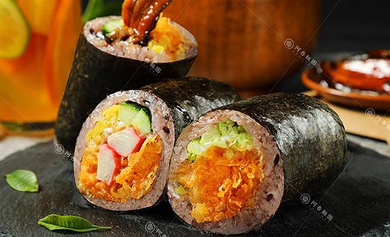 台湾糯米饭团广告图片