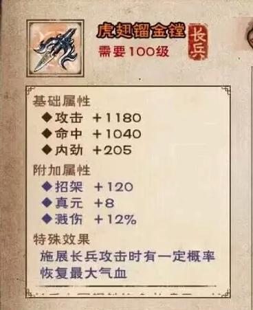 烟雨江湖五十级装备图纸