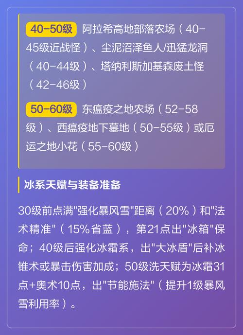 魔兽刷怪升级攻略从1到60
