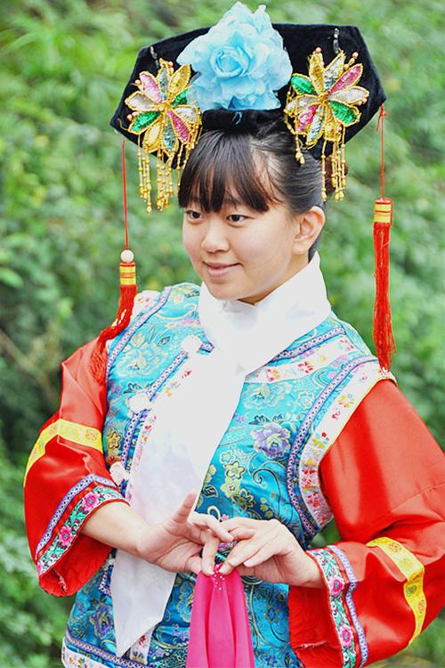 清朝宫廷格格服装走秀