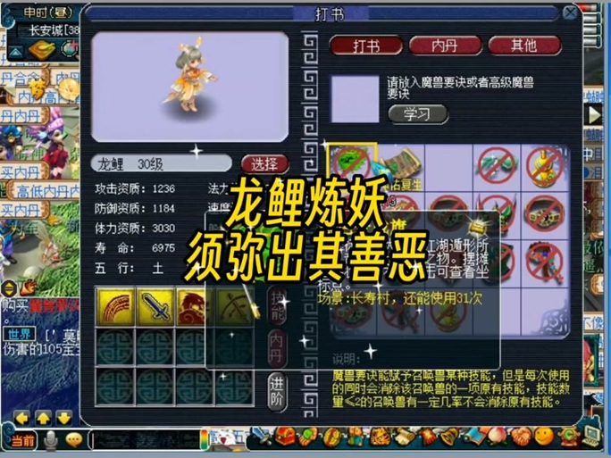 龙鲤加点