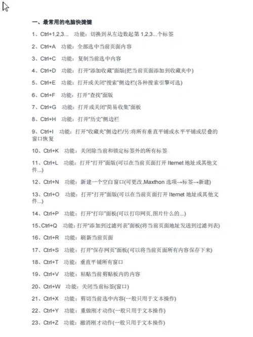 切换标签页快捷键