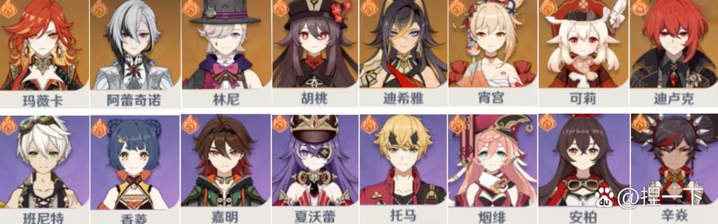 原神公认十大最强角色