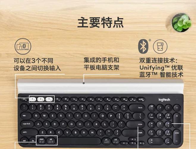 罗技k780键盘usb连接电脑截图2