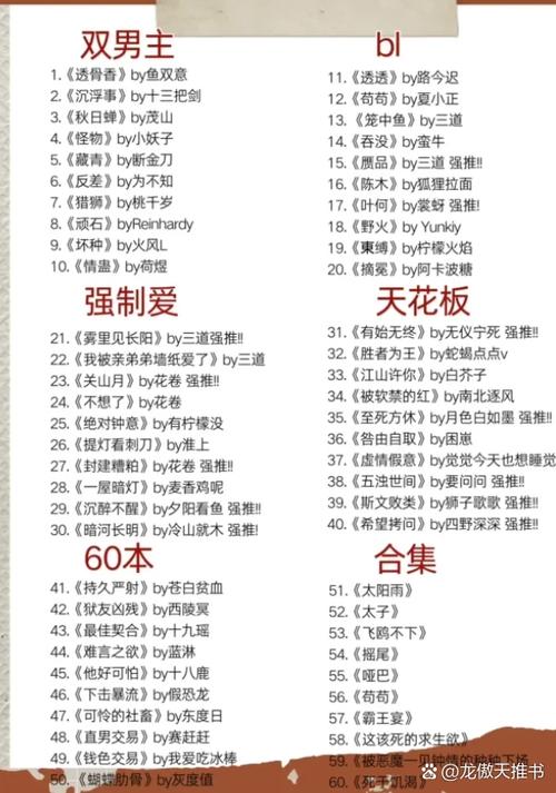 男生喜欢男生的小说