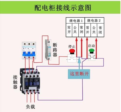 远程控制电柜接线图