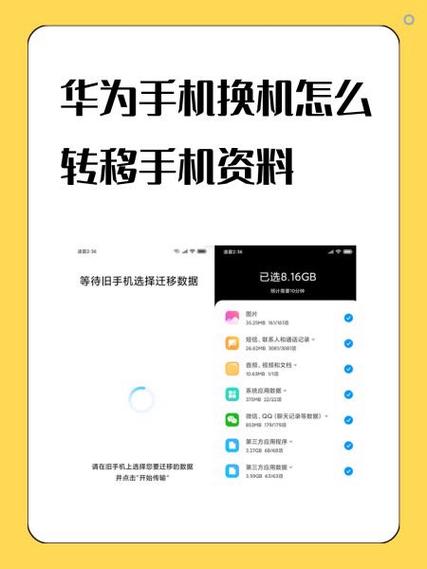 华为手机怎样转移资料到新手机上