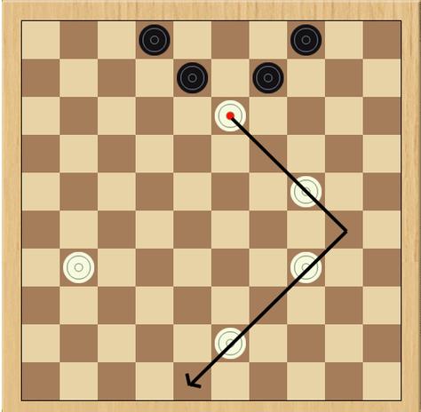 国际跳棋的规则和走法