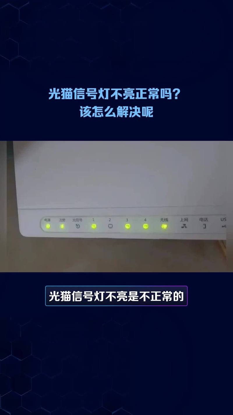 光猫灯都是亮的为什么不能上网