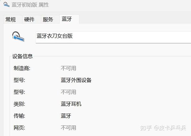 蓝牙高级设置不见了