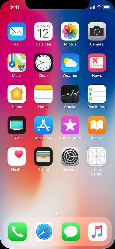 iphonex怎么移动图标