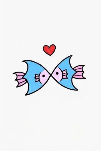 双鱼座q版人物简笔画