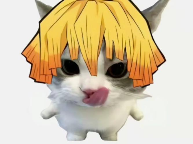 鬼灭头像Q版小猫