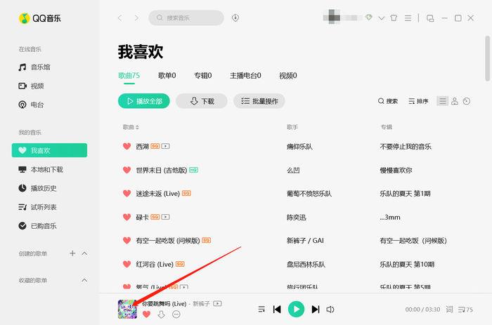 qq音乐歌词怎么显示全部歌词