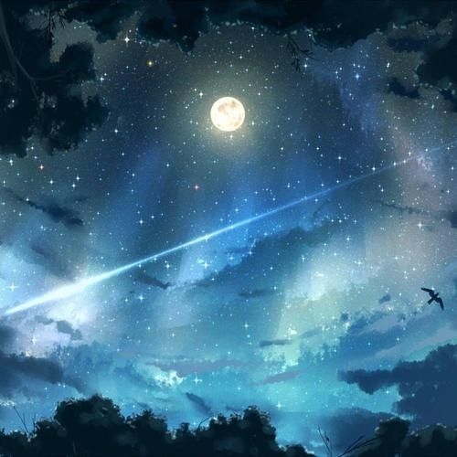 qq头像挂件像流星一样