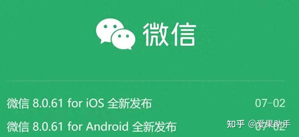 微信已经更新到最新版本了