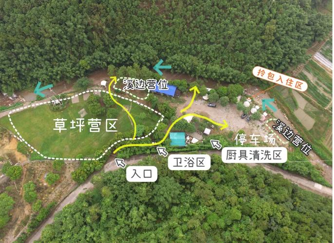 静溪营地的位置