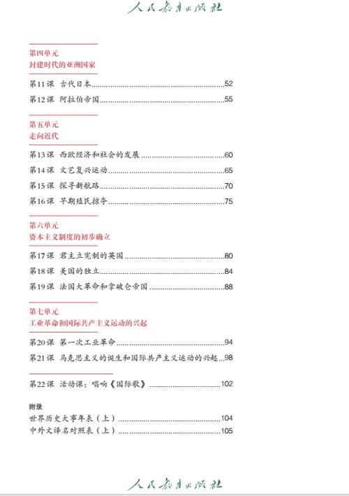 七年级人教版历史电子课本